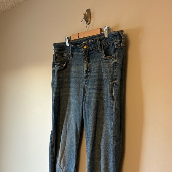 Old Navy rockstar super skinny high rise jeans in medium blue - Picture 2 of 5